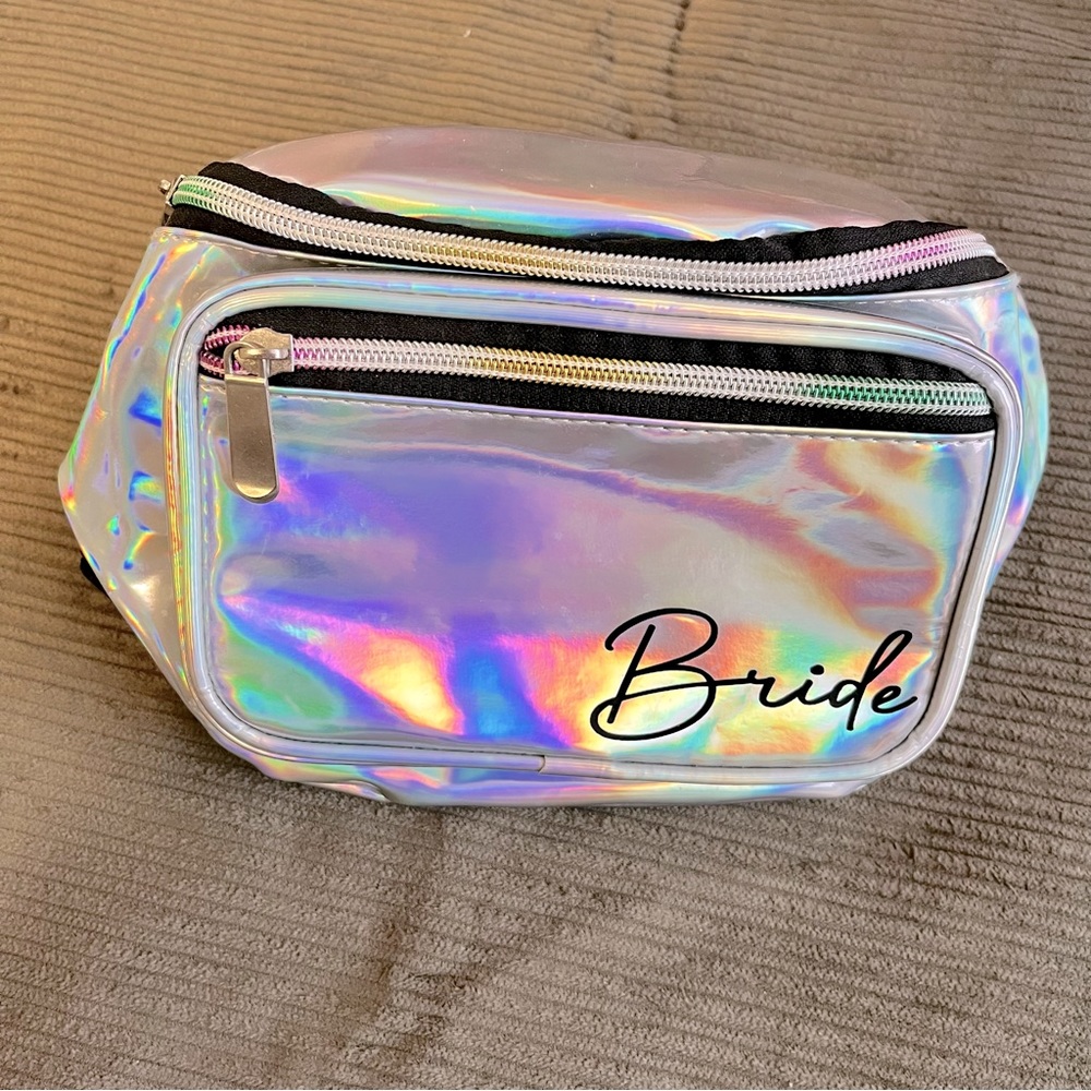 Holographic Bride Fanny Pack